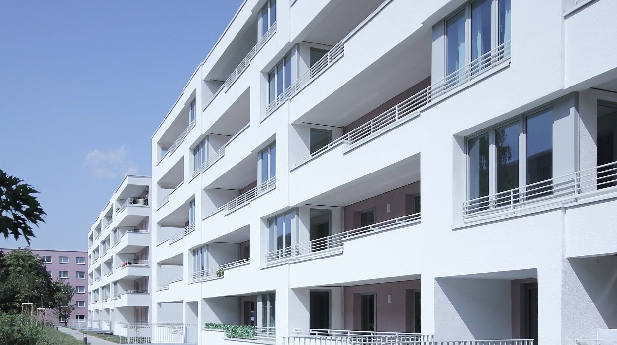 Das umgebaute Wohnhaus der WCW auf der Irkutsker Straße