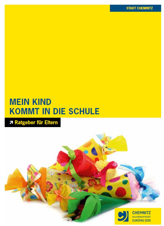 Titelbild der Broschüre "Mein Kind kommt in die Schule"