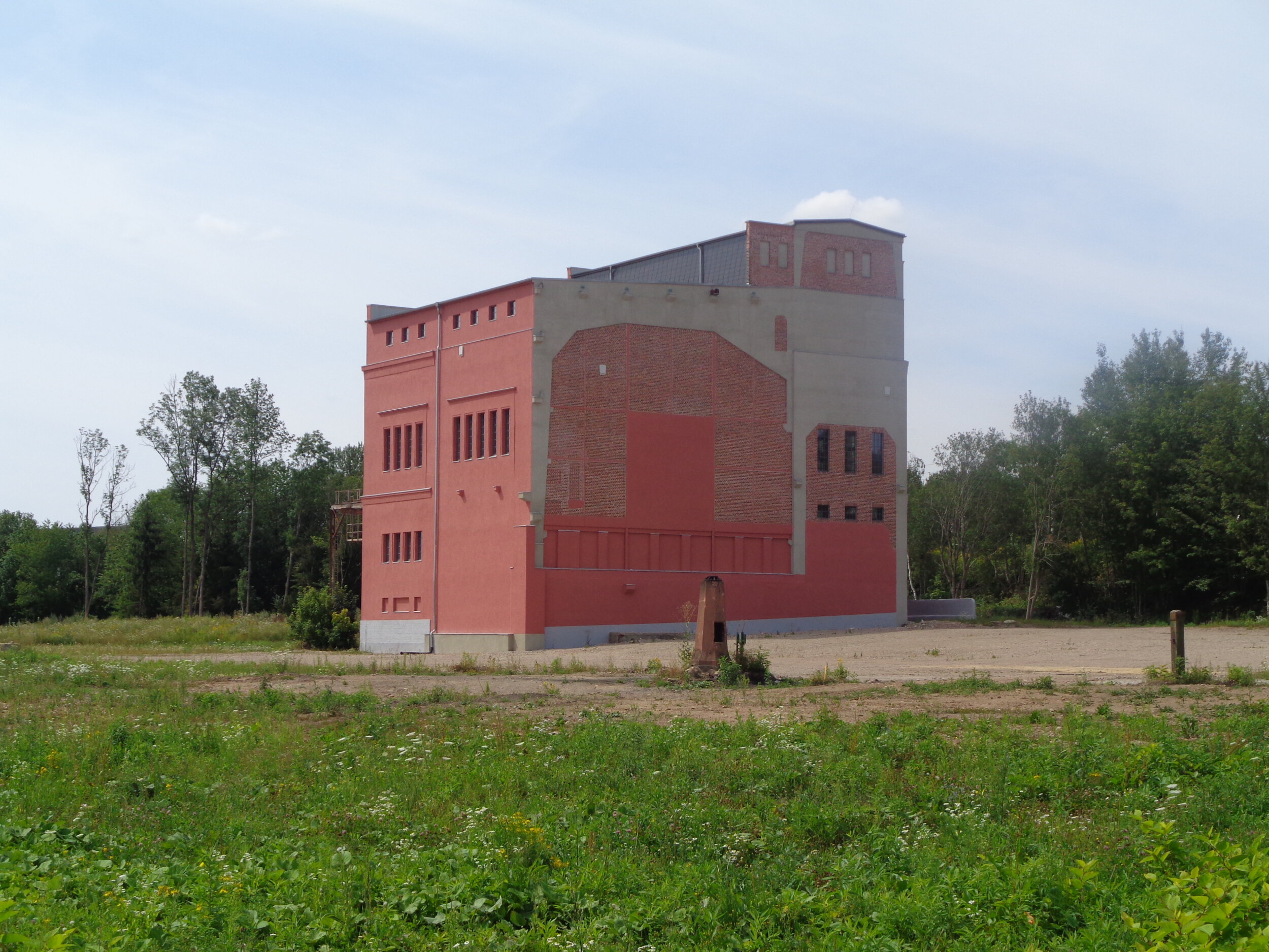 Kesselhaus des ehem. Elektrizitätswerks des Rangierbahnhofs Chemnitz-Hilbersdorf