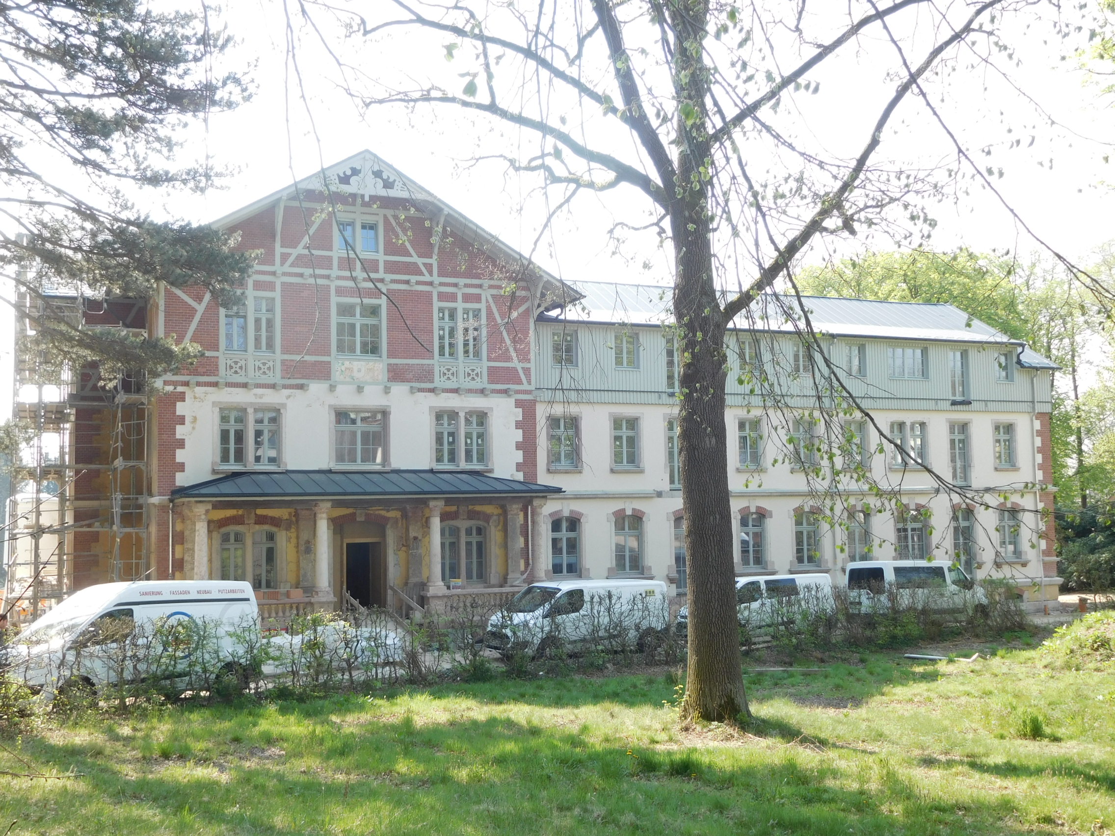 Ehemalige Stahringer Naturheilanstalt in Grüna