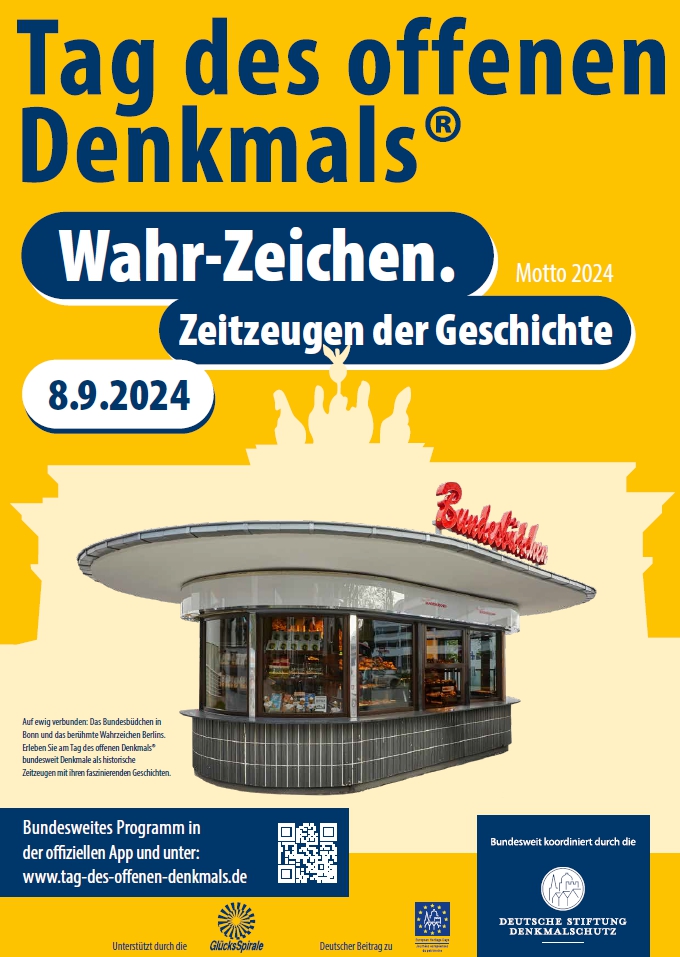 Plakat zum Tag des offenen Denkmals 2024