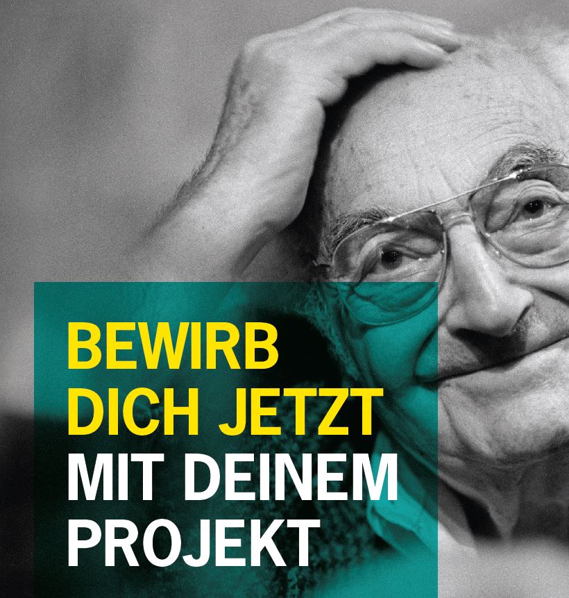 Bewirb dich jetzt mit deinem Projekt