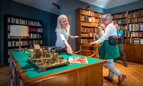 Stefan Heym Forum with the Stefan and Inge Heym Working Library for the Chemnitz Museum Night 2022 