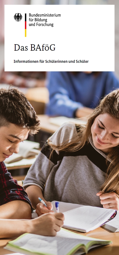 Titel der Broschüre "Das BAföG - Informationen für Schülerinnen und Schüler