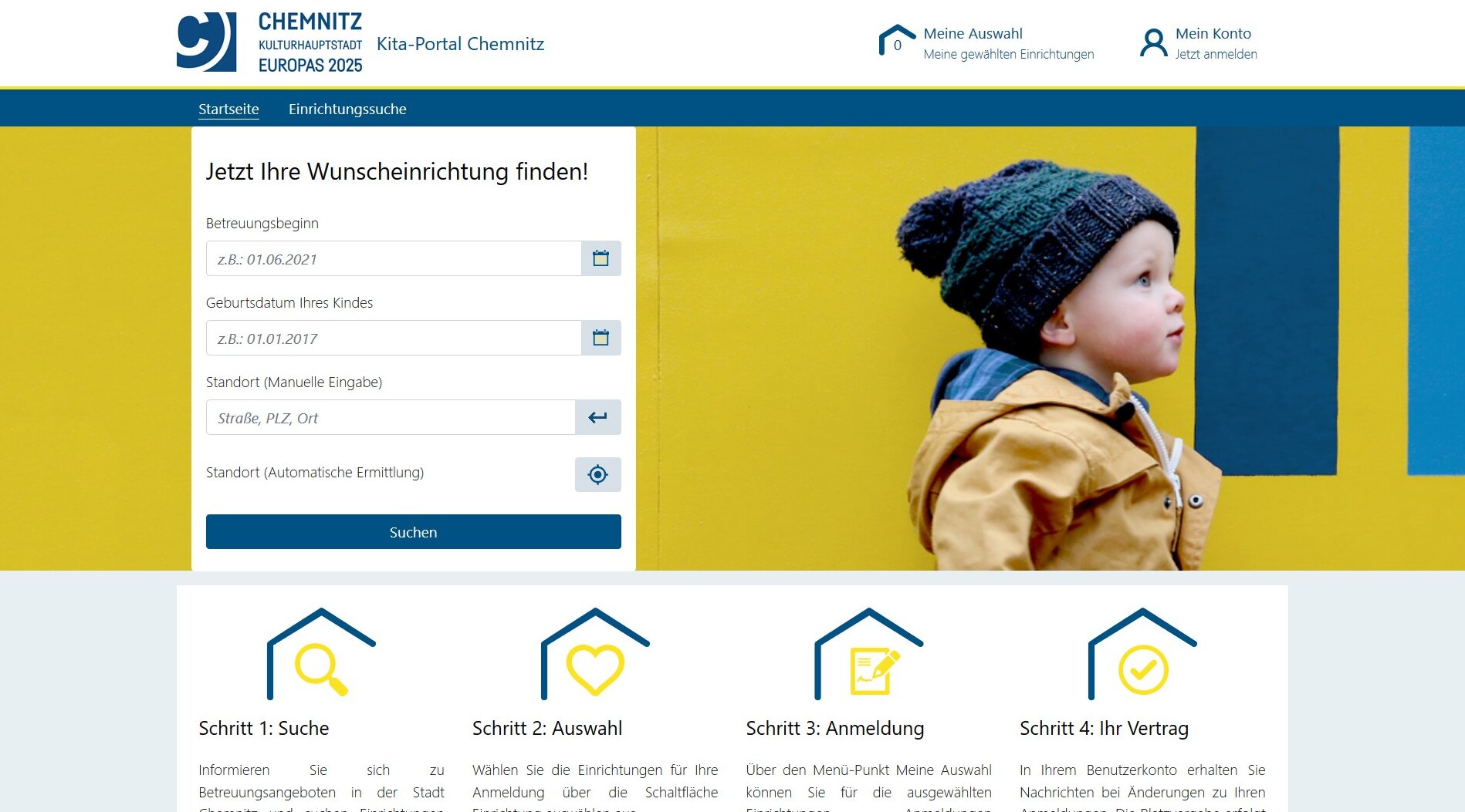 Kita-Portal der Stadt Chemnitz