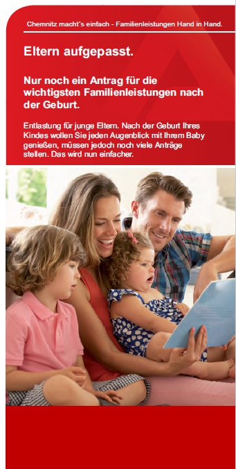 Infoflyer der Familienkasse Sachsen