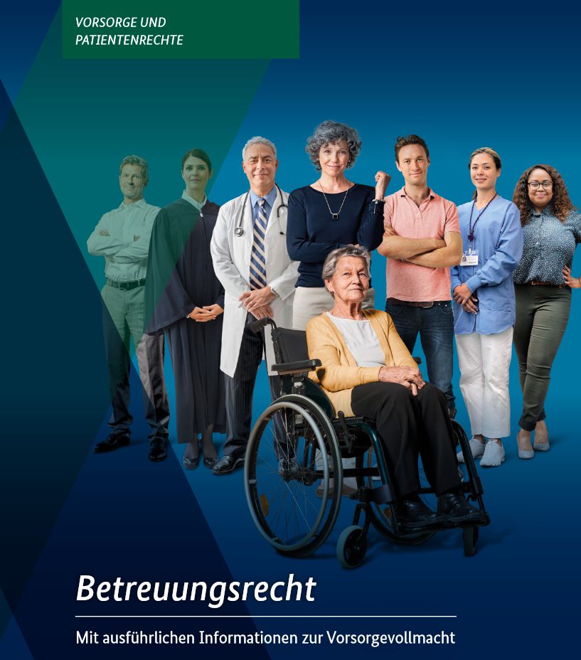 Titel der Broschüre "Betreuungsrecht"