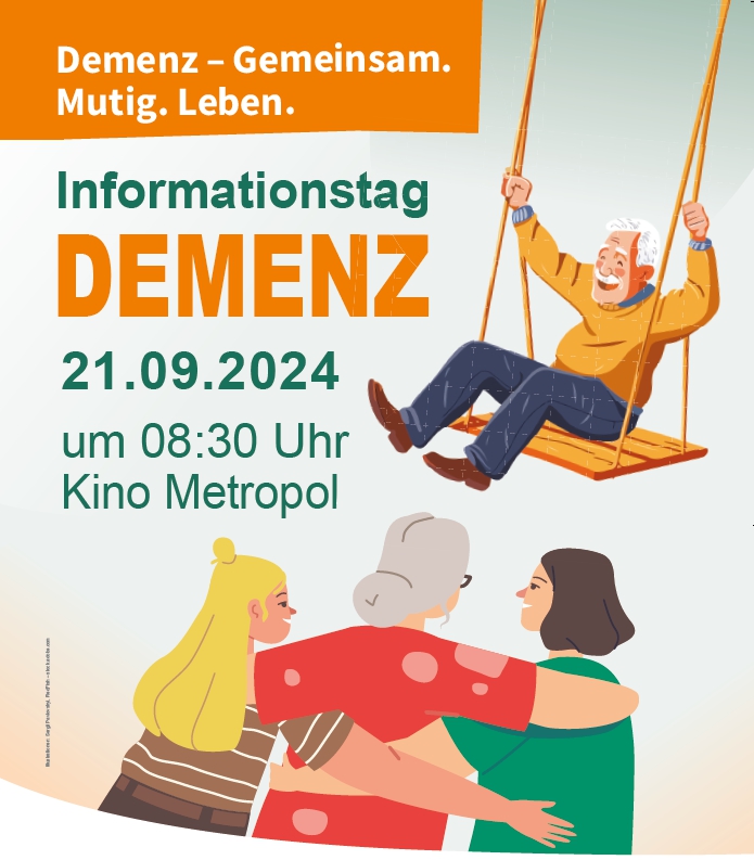 Plakat zur Informationsveranstaltung am 21. September im Kino Metropol