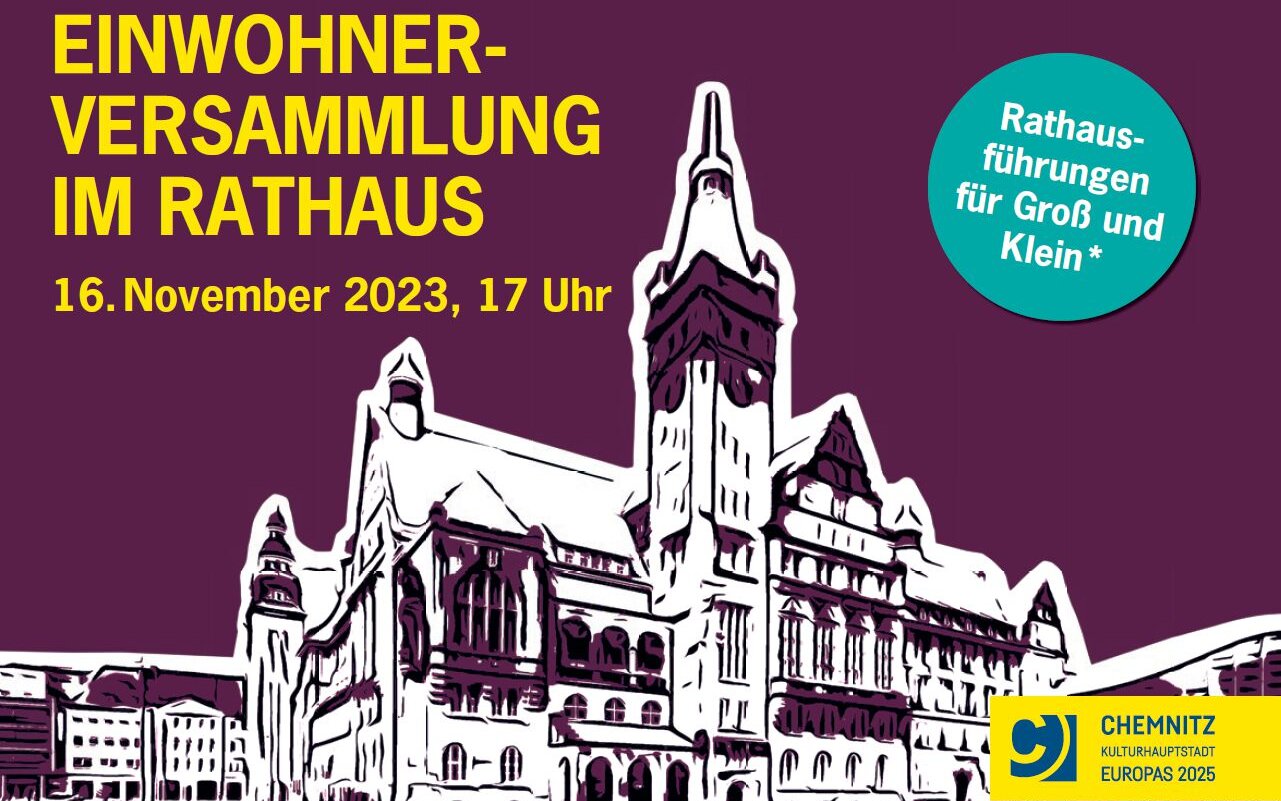 Die nächste Einwohnerversammlung findet am 16. November 2023 um 17 Uhr im Rathaus für das gesamte Stadtgebiet statt.