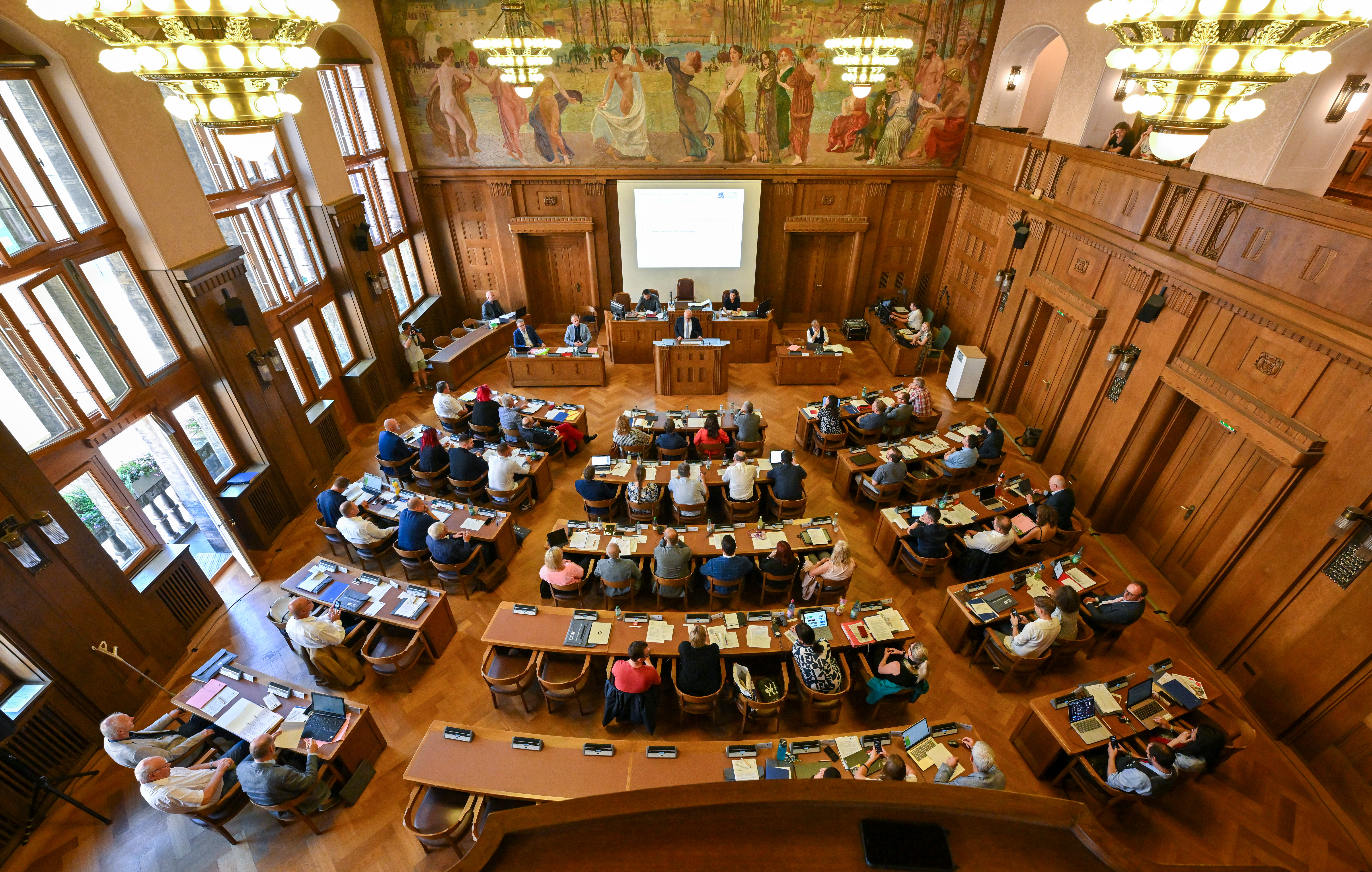 Stadtratssitzung im Stadtverordnetensaal des Rathauses (Archivfoto)