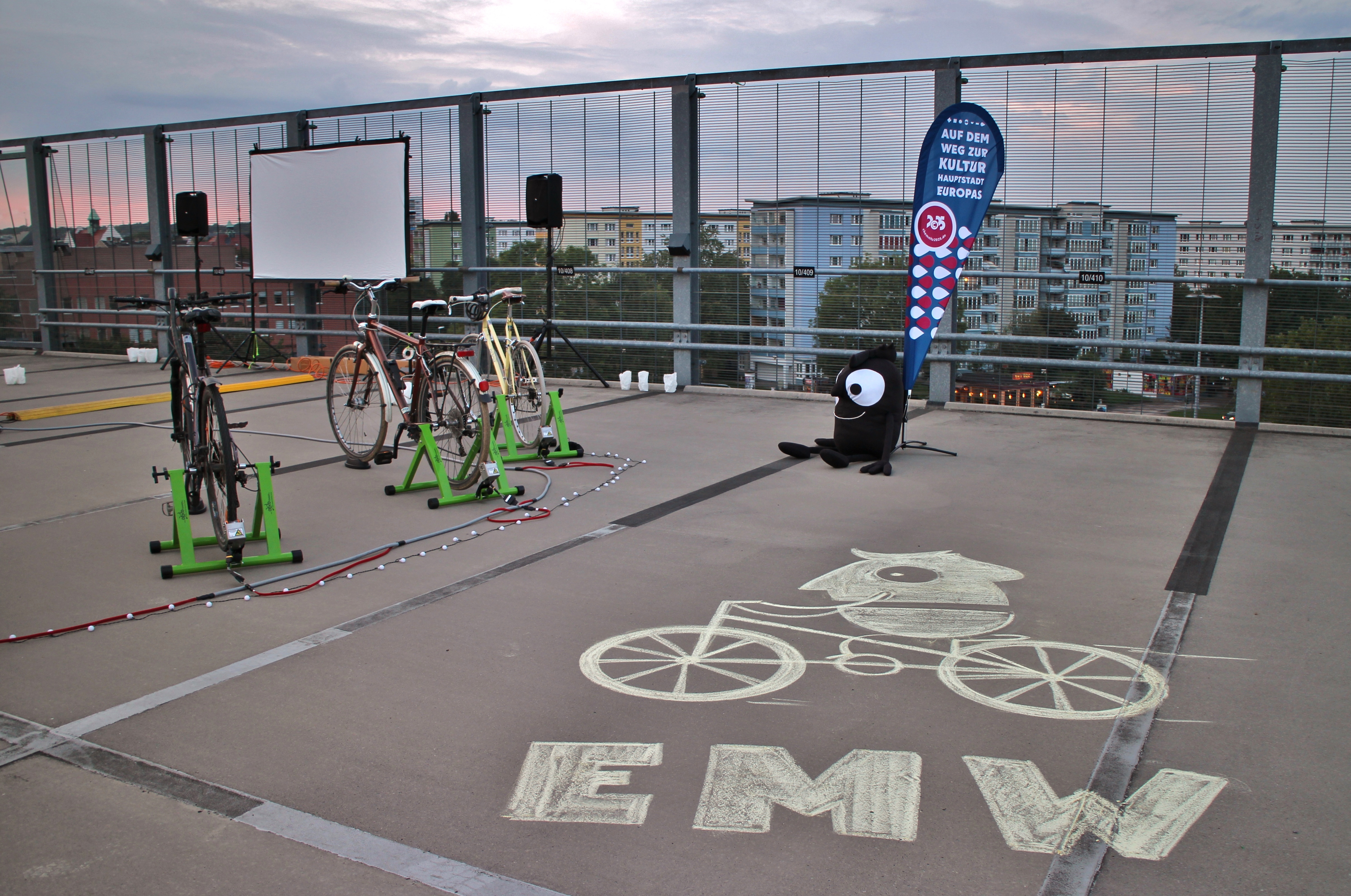 Fahrradkino zum Auftakt der Mobi-Woche