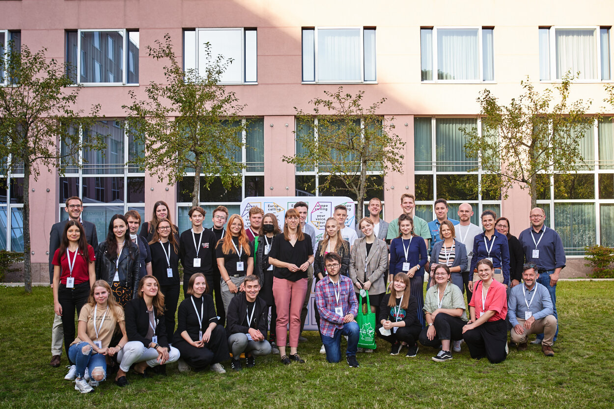 Group photo of Youth Forum participants