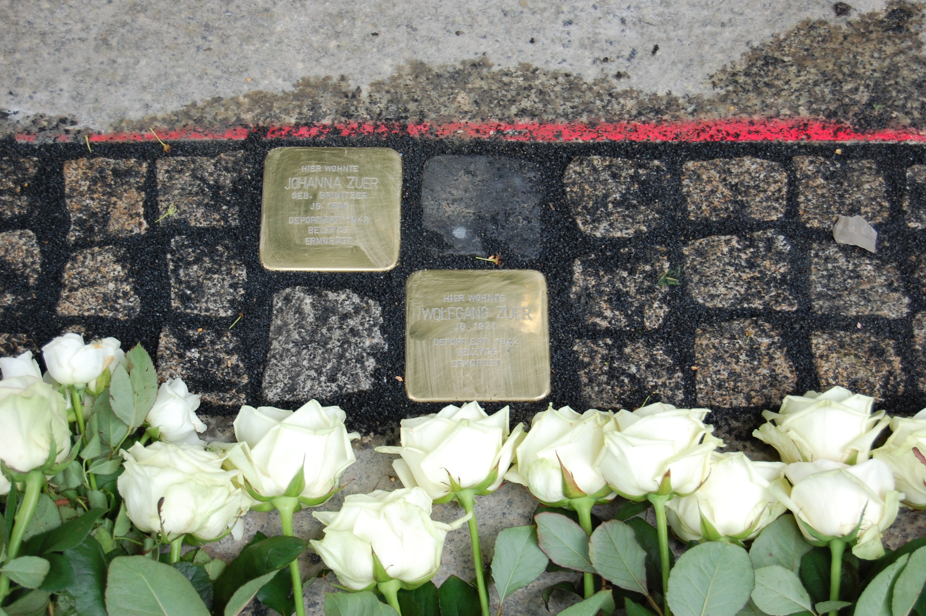 Stolpersteine Johanna und Wolfgang Zuer