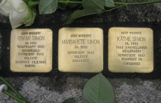 Stolpersteine Familie Simon