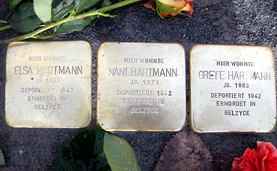 Stolpersteine Familie Hartmann