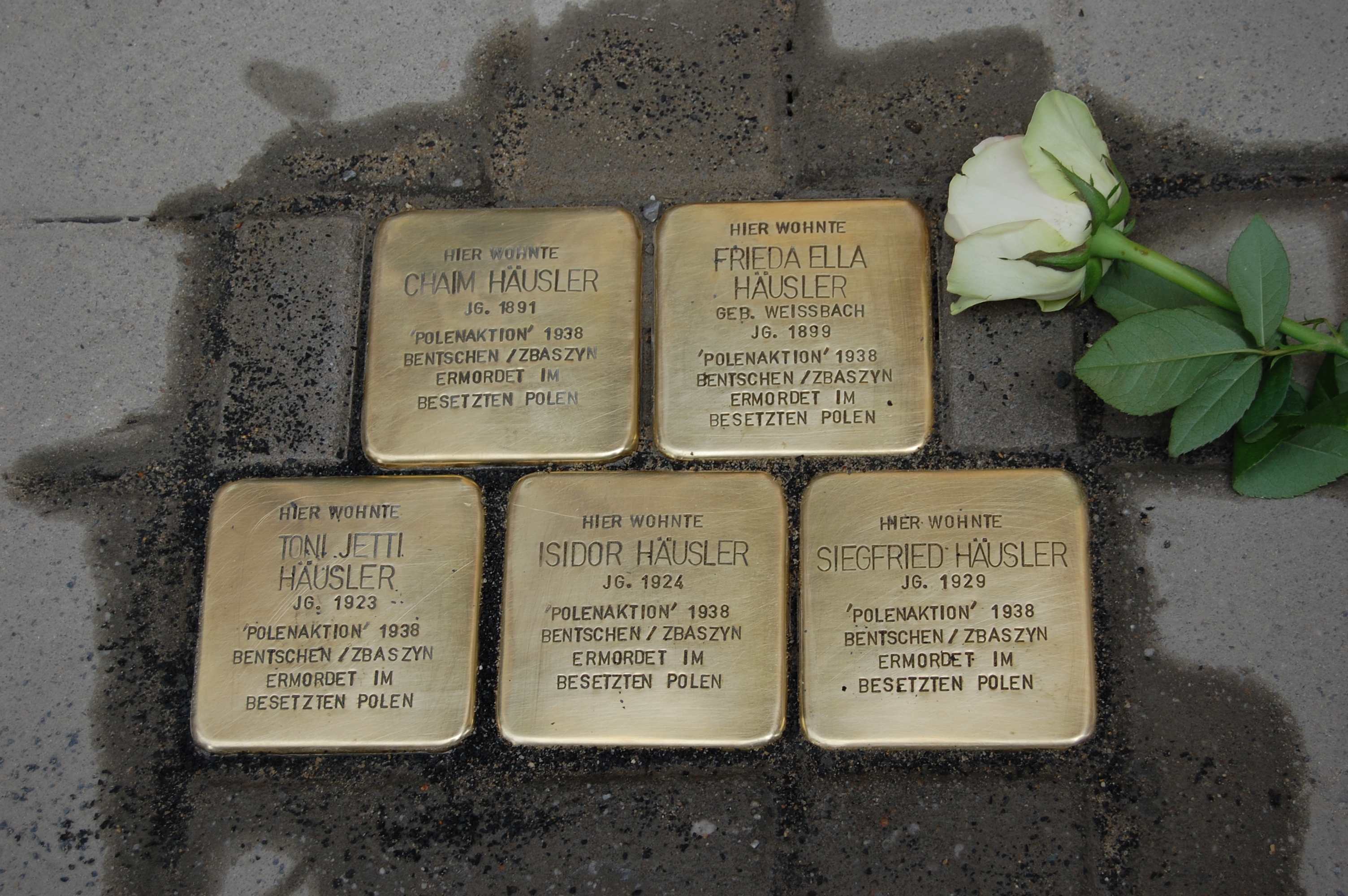 Stolpersteine Familie Häusler