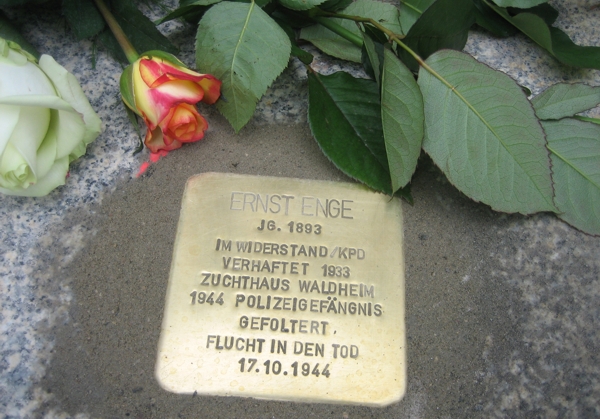 Stolperstein für Ernst Enge