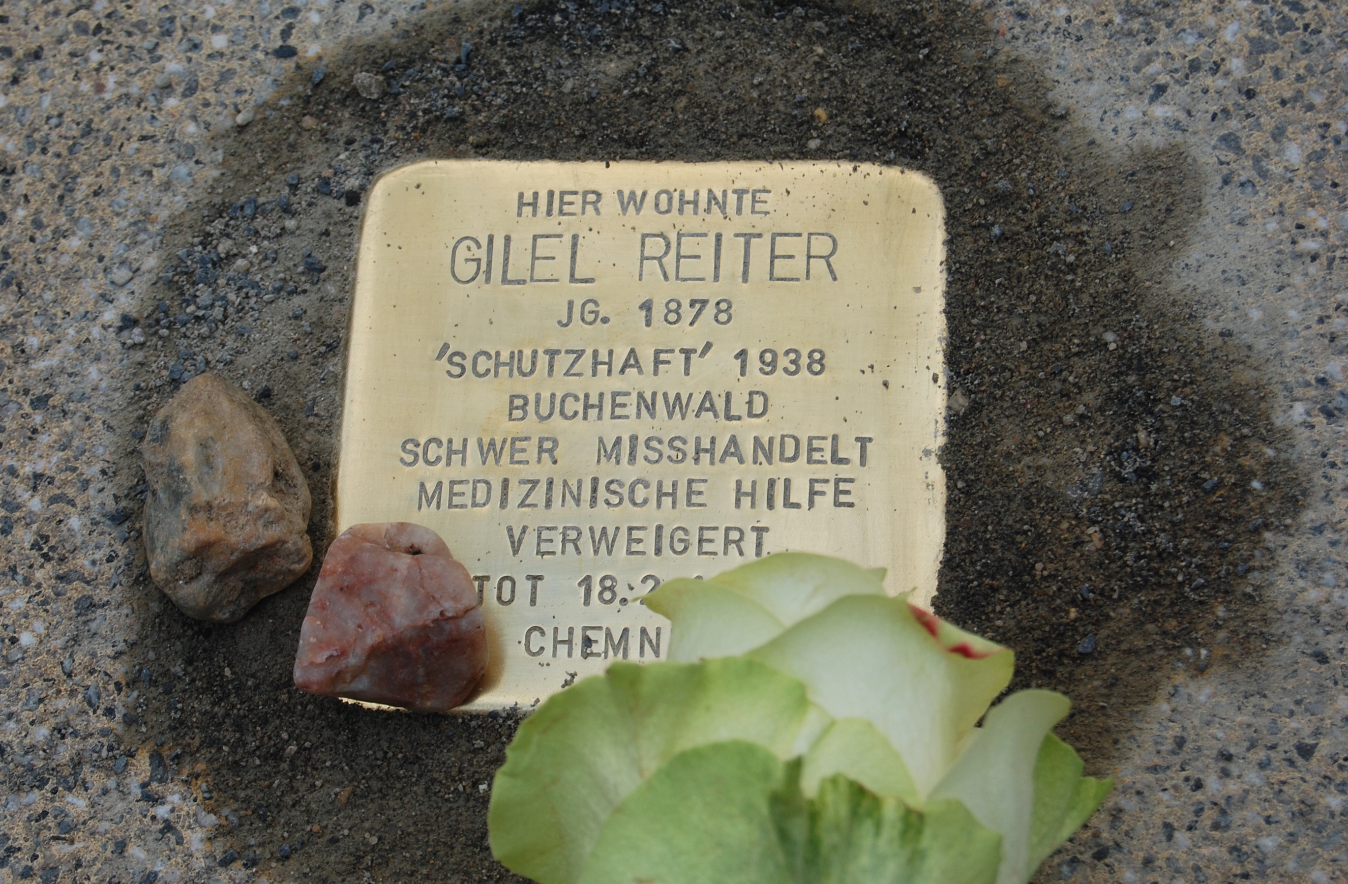 Stolperstein für Gilel Reiter