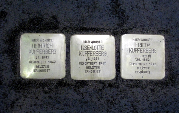 Stolpersteine Familie Kupferberg