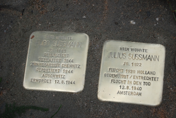 Stolpersteine Familie Sussmann