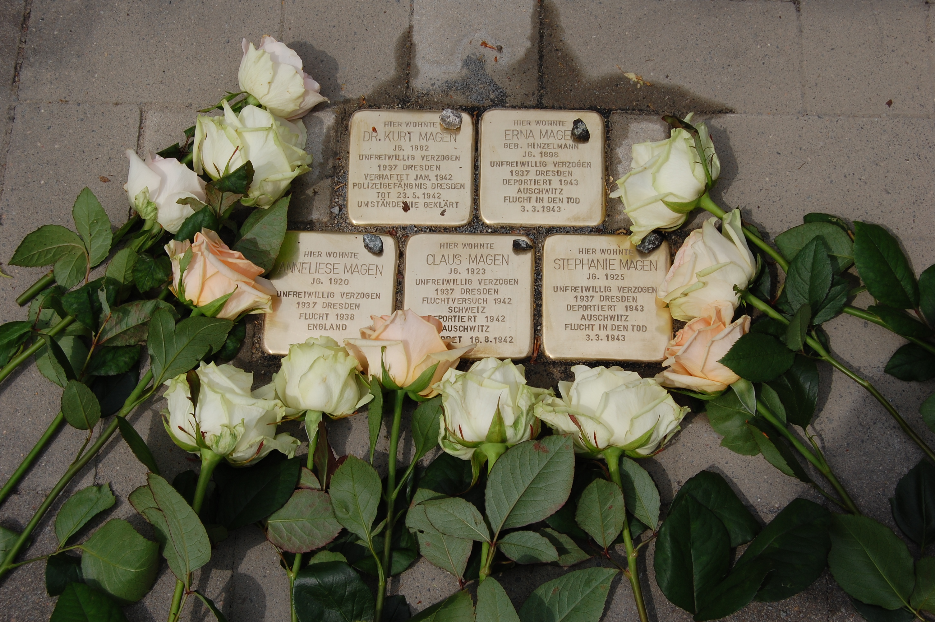 Stolpersteine Familie Magen