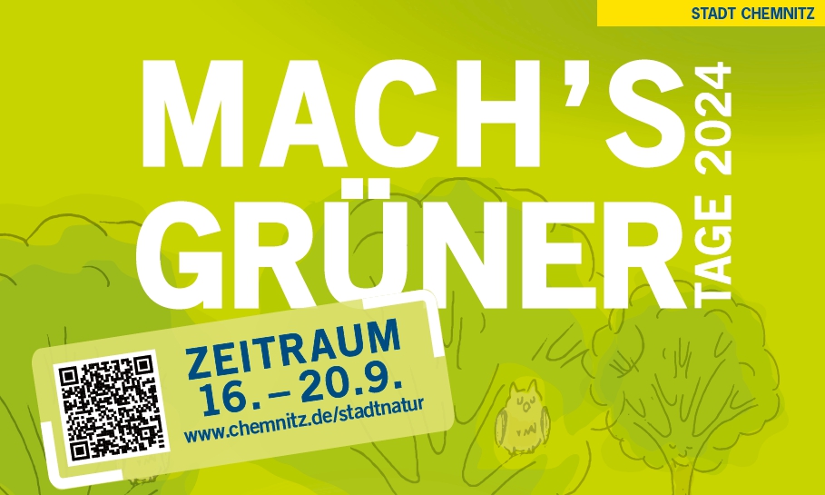 Plakat zu den "Mach´s grüner"-Tagen 2024 (Ausschnitt