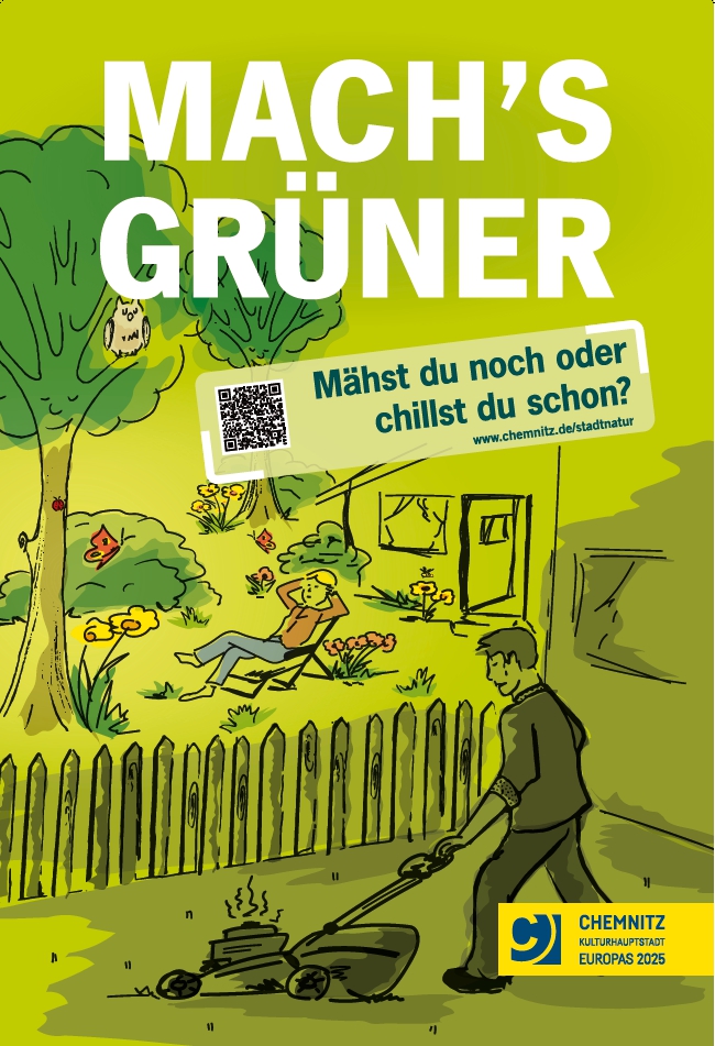 Citylight-Plakat "MACH´S GRÜNER" 2024