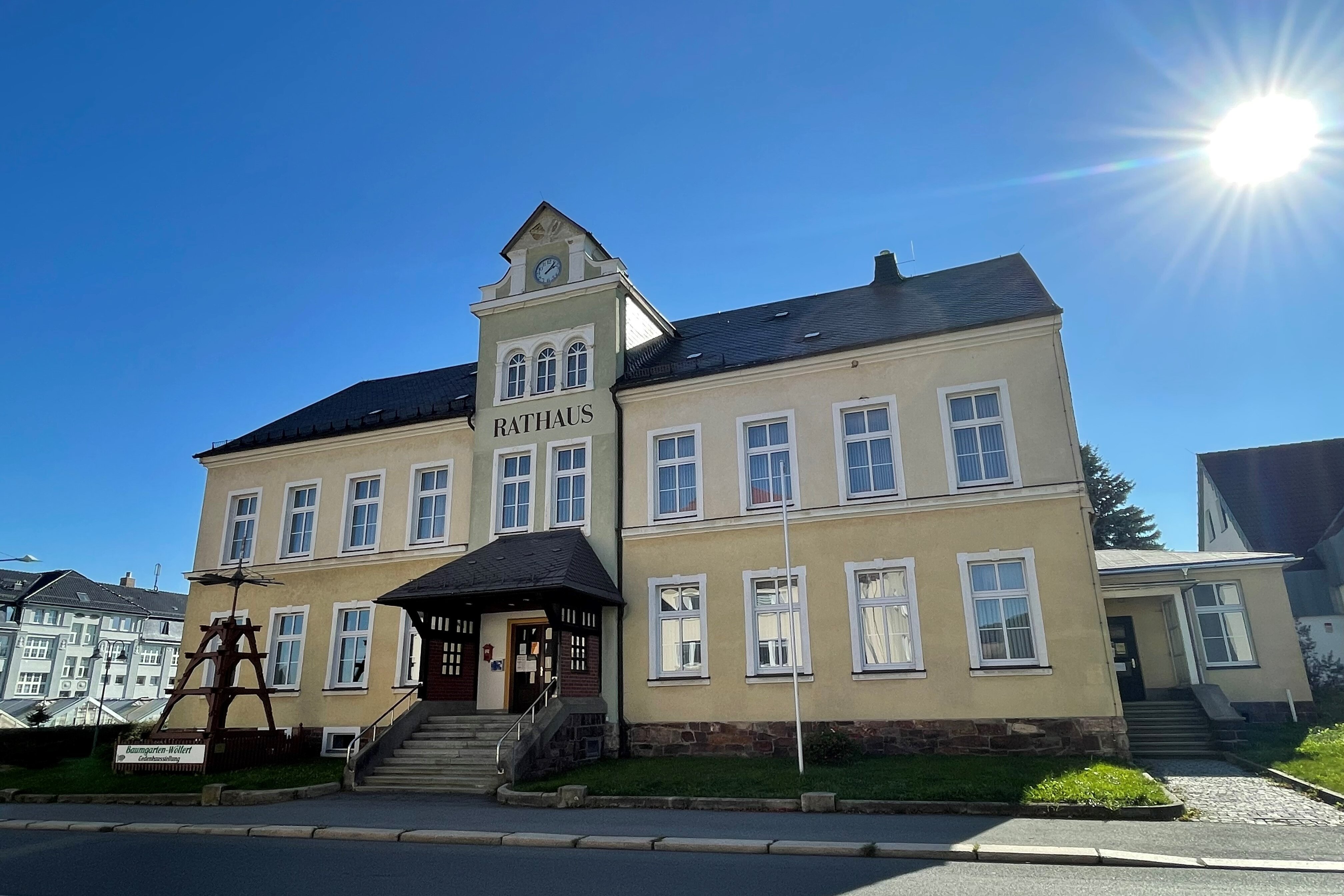 Das Grünaer Rathaus 
