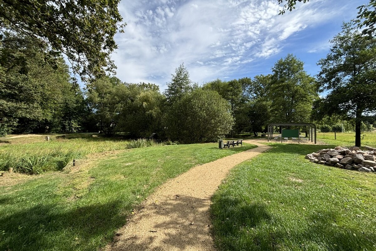 Im Kulturpark wurden die Wege saniert.