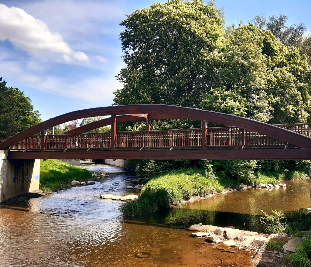 Die Brücke in Harthau.