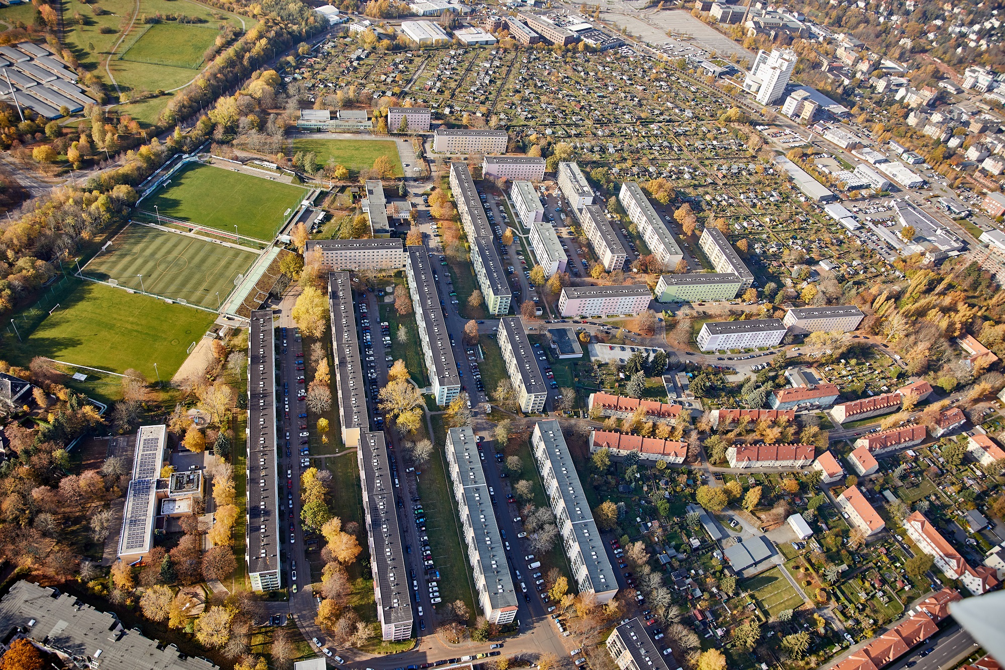 Luftbild Wohnquartier Kappel