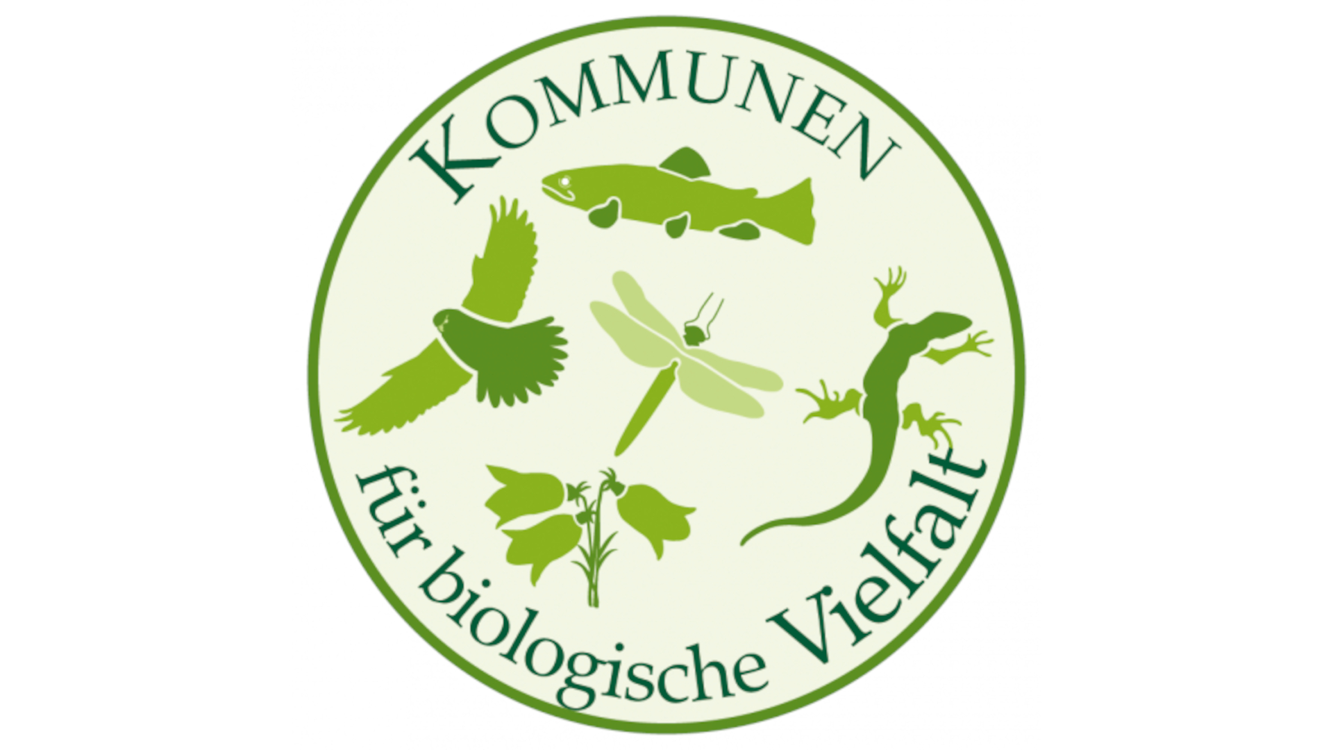 Logo Kommunen für biologische Vielfalt