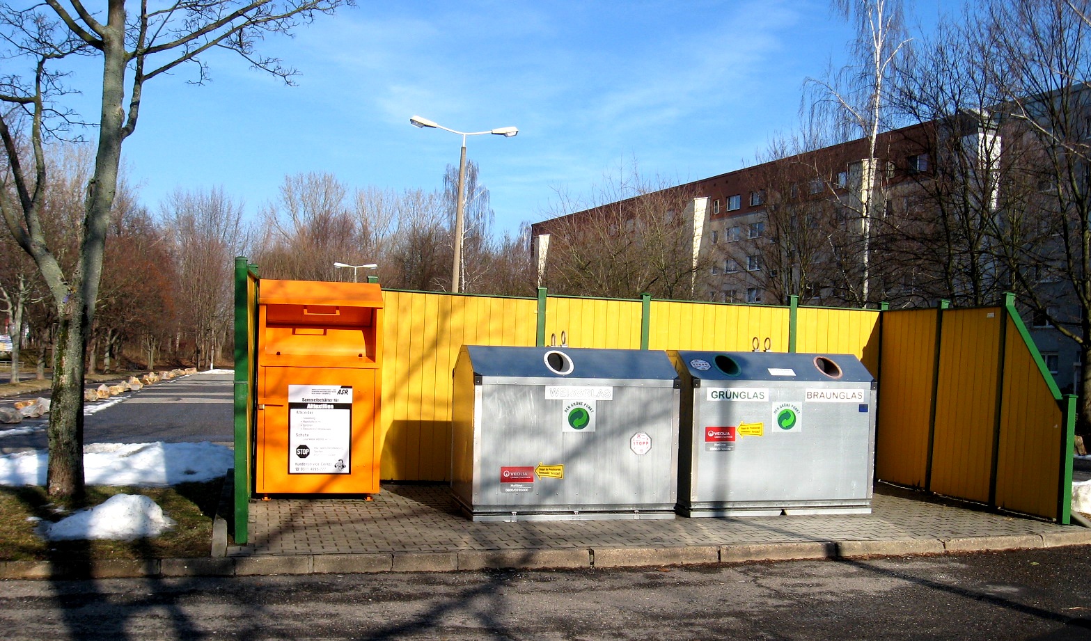 Standort Wertstoffcontainer