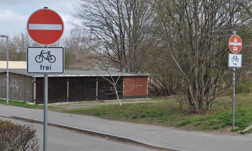 Freie Fahrt für Radfahrende an der Hans-Ziegler-Straße