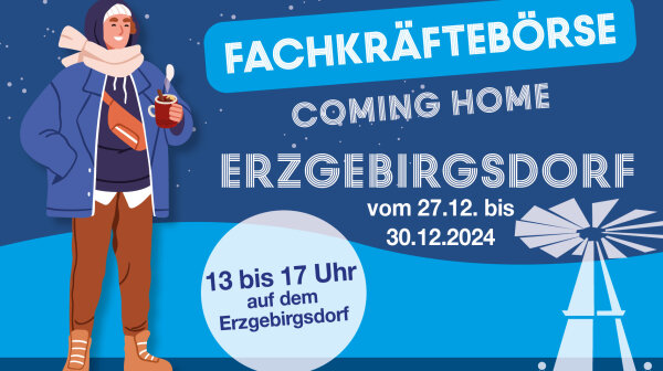 Grafik Fachkräftebörse auf dem Weihnachtsmarkt